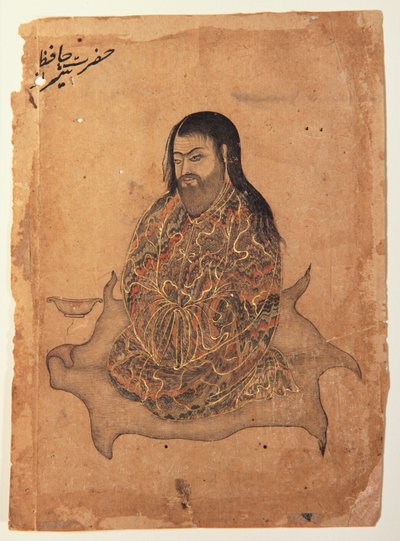 Een derwisj, zittend in contemplatie, c.1650 door Indian School