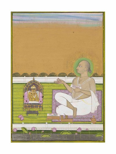 Een Wijze van de Pushtimarg Sekte en Shri Nathji door Indian School