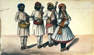 Een dansend meisje door Indian School