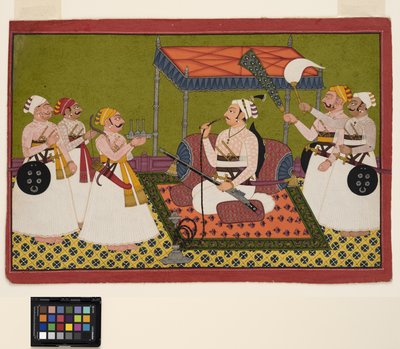 Een maharaja van Samode door Indian School