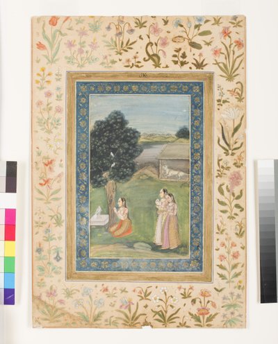 Bhairavi Ragini van Bhairava, ca. 1780 door Indian School