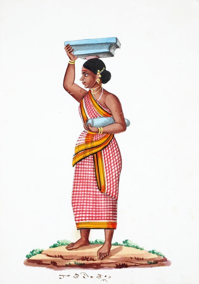 Steen dragen door Indian School