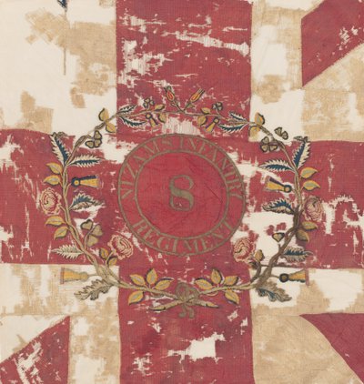 Middelpunt van de Eerste of Koninklijke Kleur, 8e Regiment Infanterie, Nizam