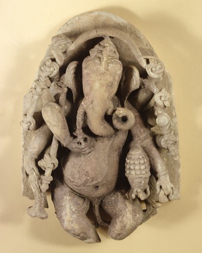 Beeld van Ganapati, Chandella-dynastie door Indian School