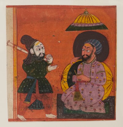 Fragment van een Pagina uit een Markandeya Purana Serie, ca. 1625 door Indian School