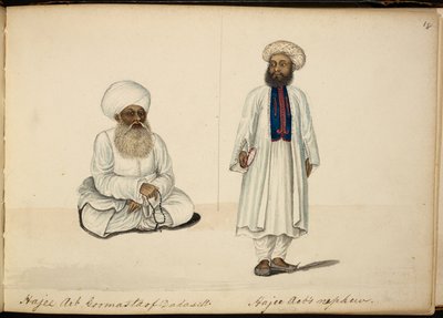 Haji Ayub Gumasta van Dadasett; zijn neef door Indian School
