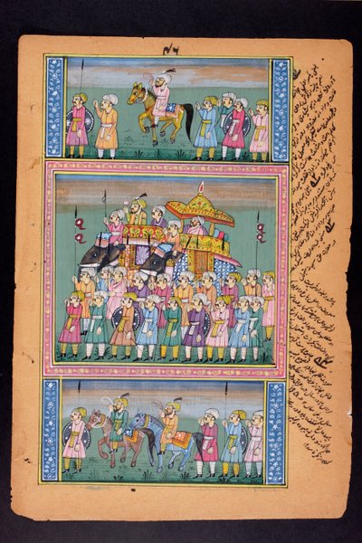 Rajasthani miniatuurschilderij door Indian School