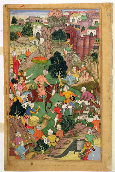 De vangst van de schapen van de Hazaras, uit de 