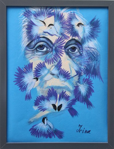 Albert Einstein en mezen, 2015 door Irina Corduban