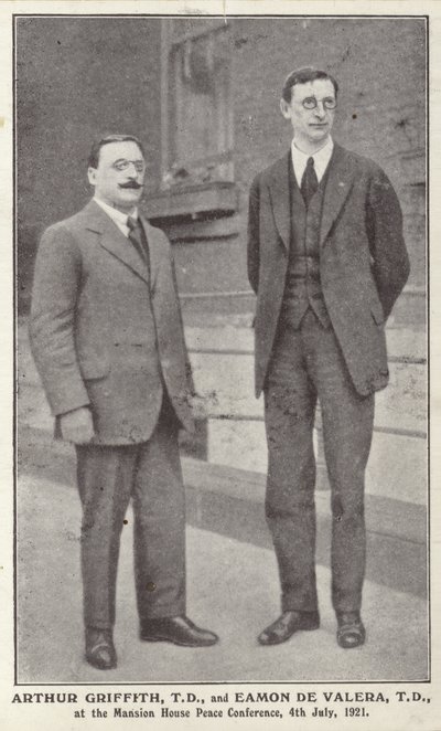 Arthur Griffith en Eamon de Valera door Irish Photographer