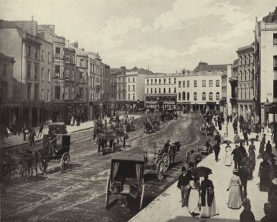 Patrick Street, Cork City (zw/w foto) door Irish Photographer