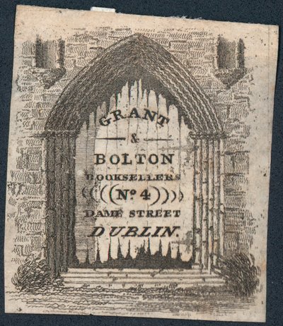 Handelskaart, Grant & Bolton door Irish School