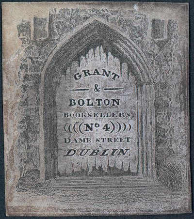 Handelskaart, Grant & Bolton door Irish School