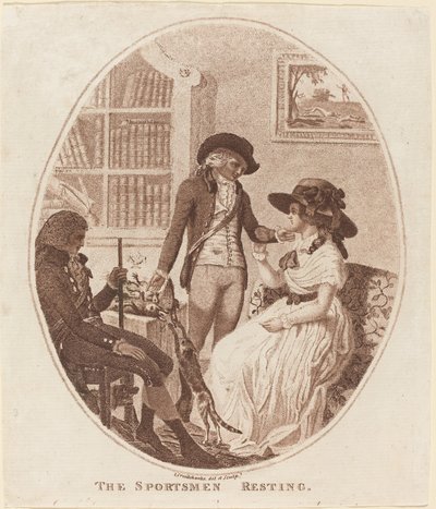De sportmannen rusten door Isaac Cruikshank