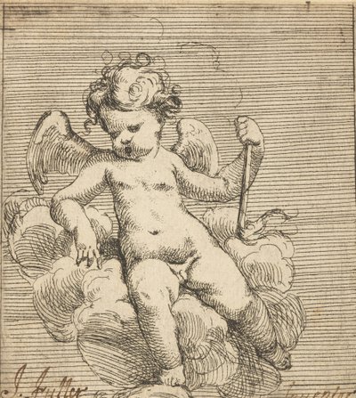 Putto met een Fakkel door Isaac Fuller