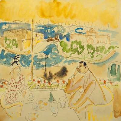 Lunch aan de rivier door Isaac Grunwald