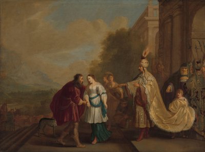 Farao geeft Sara terug aan Abraham door Isaac Isaacsz