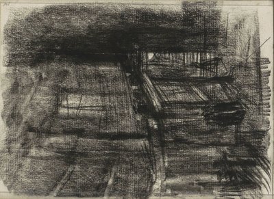 Gebouwen, mogelijk winkelpuien door Isaac Israels