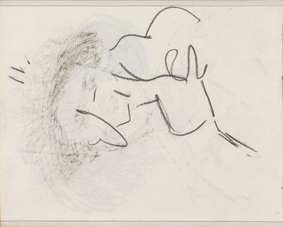 Studie, mogelijk een figuurstudie door Isaac Israels