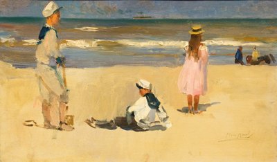 Duits: Am Strand Op het strand door Isaac Israels