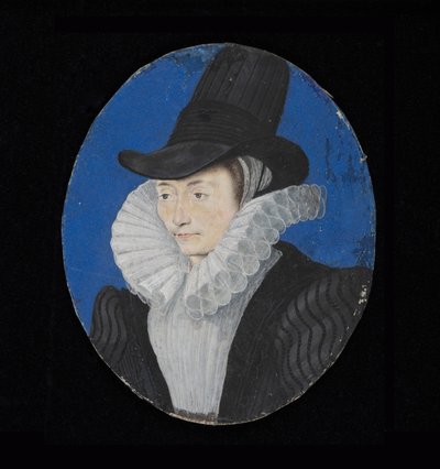 Portretminiatuur van een Onbekende Dame door Isaac Oliver