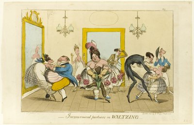 Ongemakkelijke partners bij het walsen door Isaac Robert Cruikshank