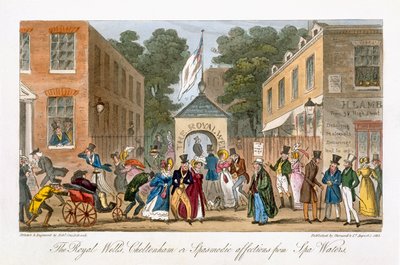 De Koninklijke Bronnen, Cheltenham of Spasmodische aandoeningen door Spa Water, uit 