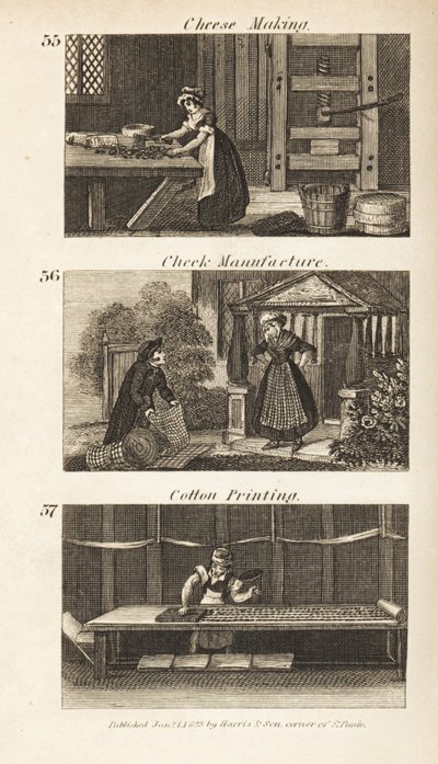 Ambachten in Regency Engeland: Kaas maken, controle productie en katoen bedrukken door Isaac Taylor