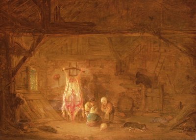 Onbekend schilderij door Isaack Jansz van Ostade