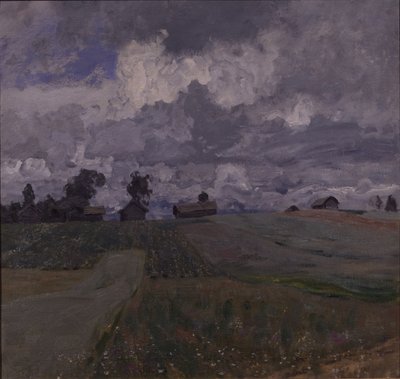 Stormachtige dag, 1897 door Isaak Ilyich Levitan