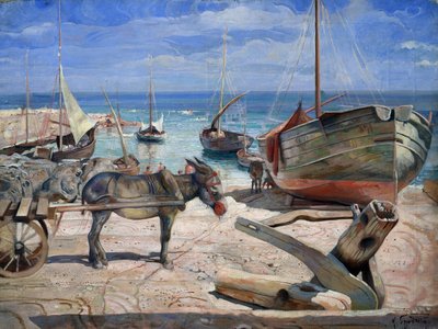 Het eiland Capri door Isaak Israilevich Brodsky