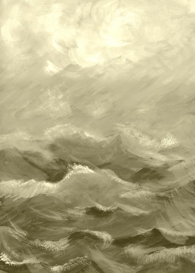 De ruwe zee 2 door Isabelle Brent