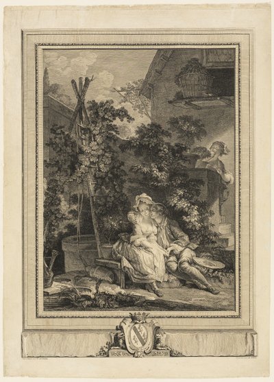 De verliefde tuinman door Isidore Stanislas Helman