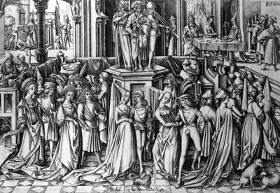  door Israhel van the younger Meckenem