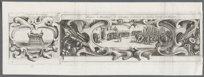 Het Beleg van La Rochelle: Plaat 14, 1628-1630 door Israël Henriet