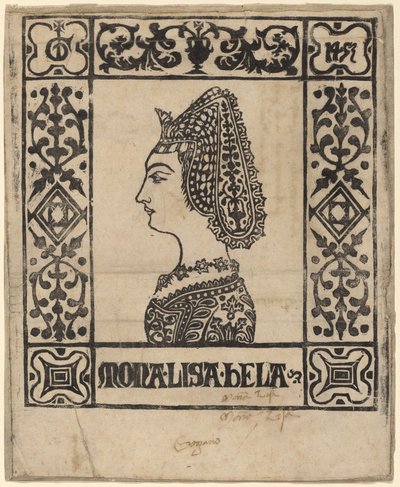 Mona Lisa door Italian 15th Century