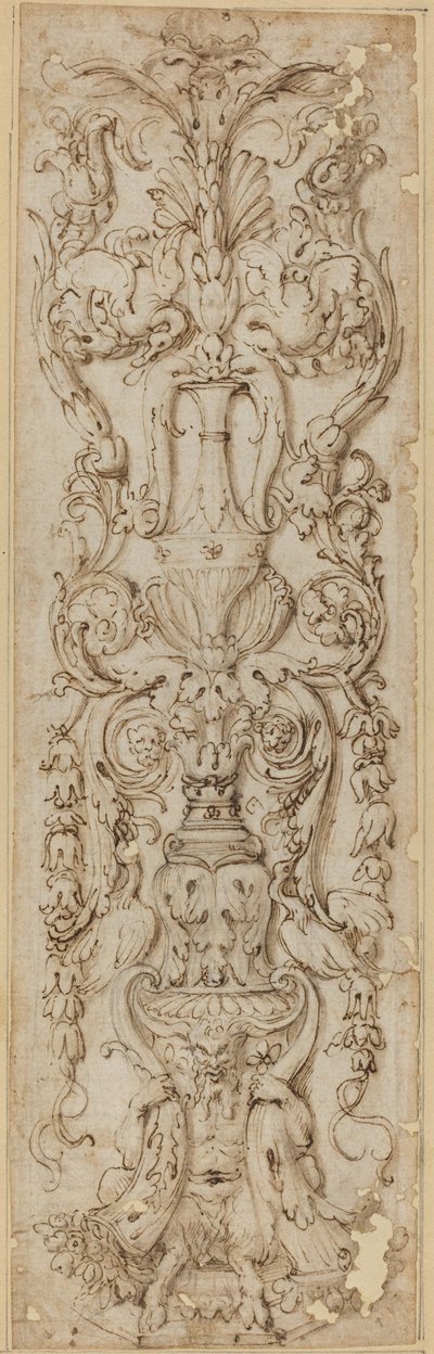 Grof met een Sater door Italian 16th Century