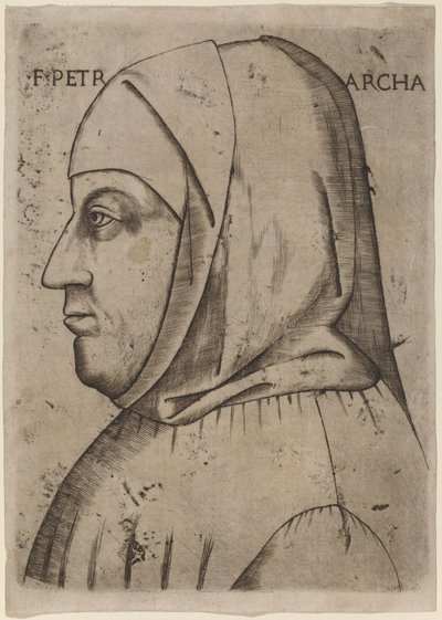 Portret van Petrarca door Italian 16th Century