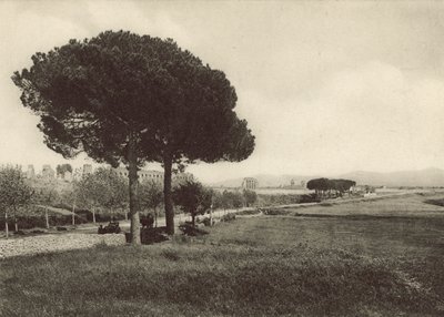 Aquaduct van Claudius op de nieuwe Via Appia door Italian Photographer
