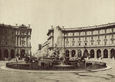 Exedra of Termini Plein door Italian Photographer