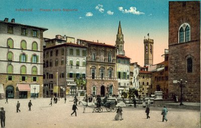 Florence, Piazza Della Signoria door Italian Photographer