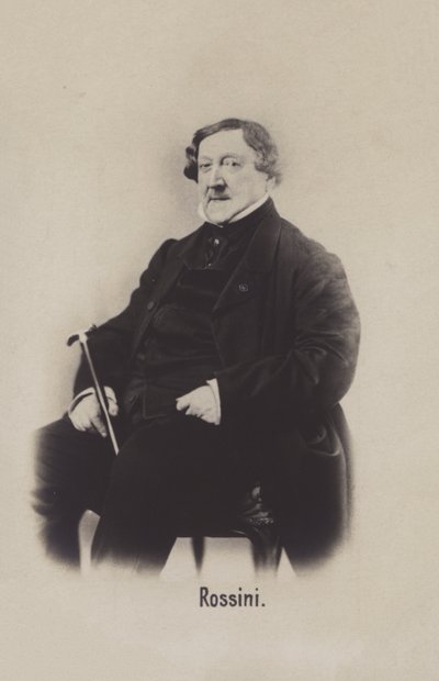 Gioachino Rossini, Italiaanse componist door Italian Photographer