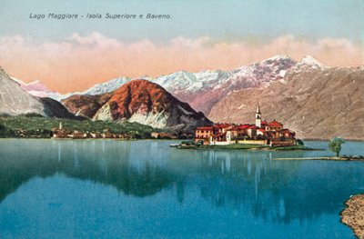 Lago Maggiore, Isola Superiore en Baveno (kleurenfoto) door Italian Photographer