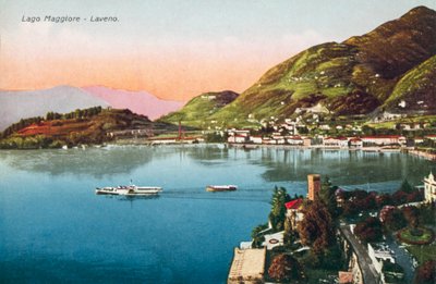 Lago Maggiore, Laveno (kleurenfoto) door Italian Photographer