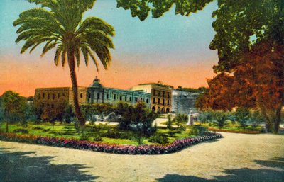 Messina, Villa Mazzini (ingekleurde foto) door Italian Photographer