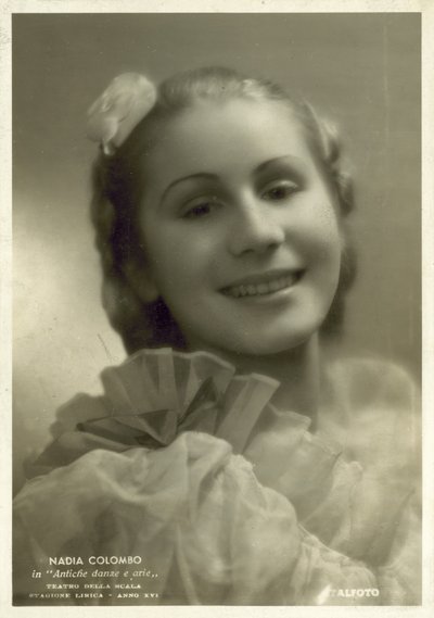 Nadia Colombo, Italiaanse ballerina door Italian Photographer