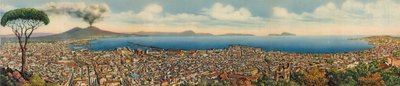 Napels / Napoli: Panorama Generale (gekleurde foto) door Italian Photographer