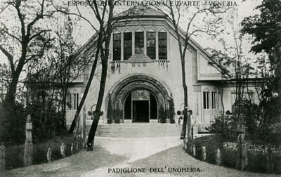 Het Hongaarse paviljoen op de Internationale Kunsttentoonstelling, Venetië door Italian Photographer