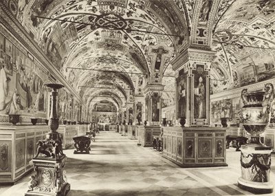 De Vaticaanse Bibliotheek, Eerste Hal door Italian Photographer