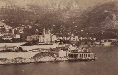 De golf van Montecarlo, 07/1887 door Italian Photographer